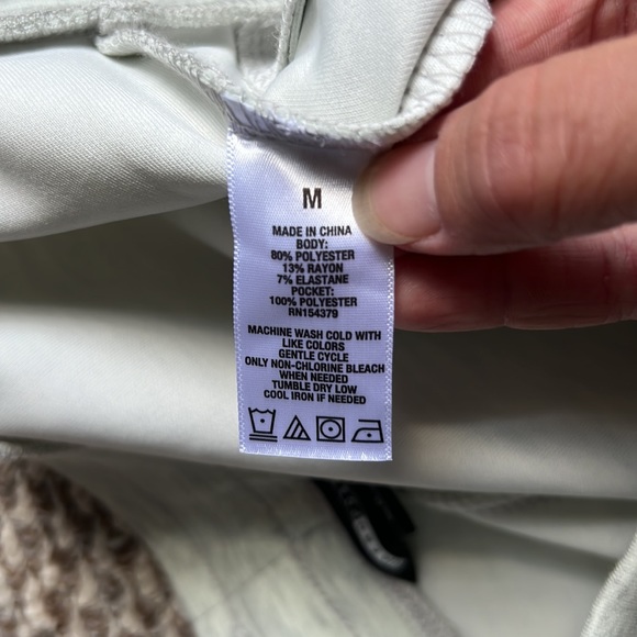 Aeropostale Mens Medium Air Softspun Tech Fleece Jogger Sweatpants WHITE - Picture 5 of 11